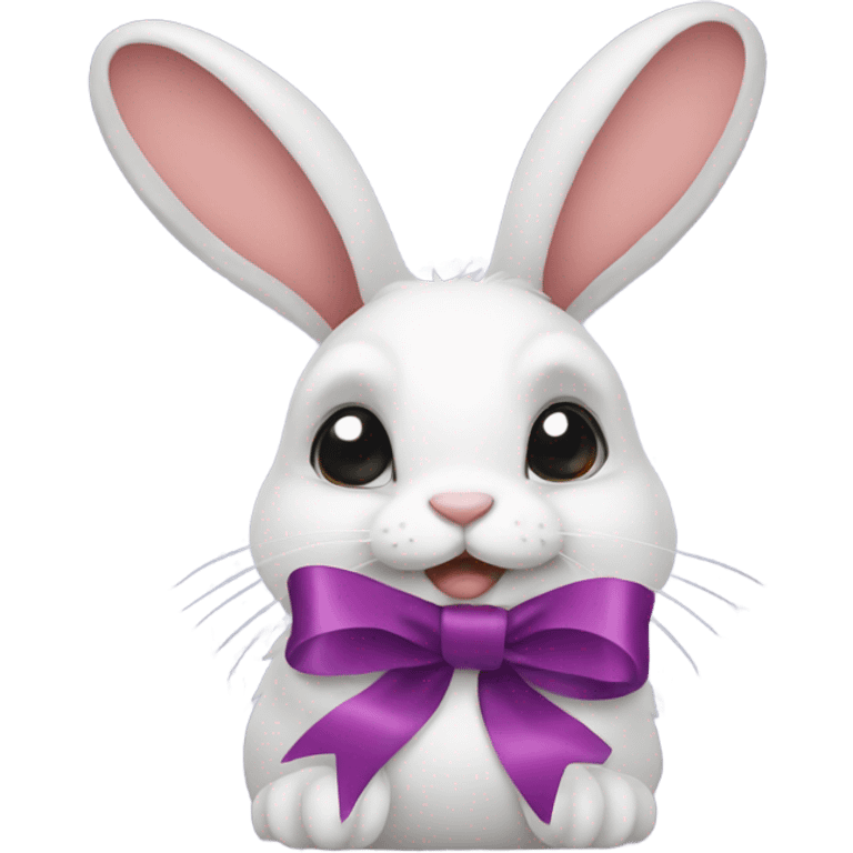 Rabbit with Ribbon emoji