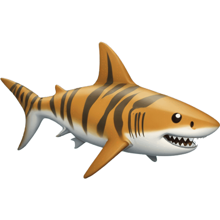  tiger surf shark emoji