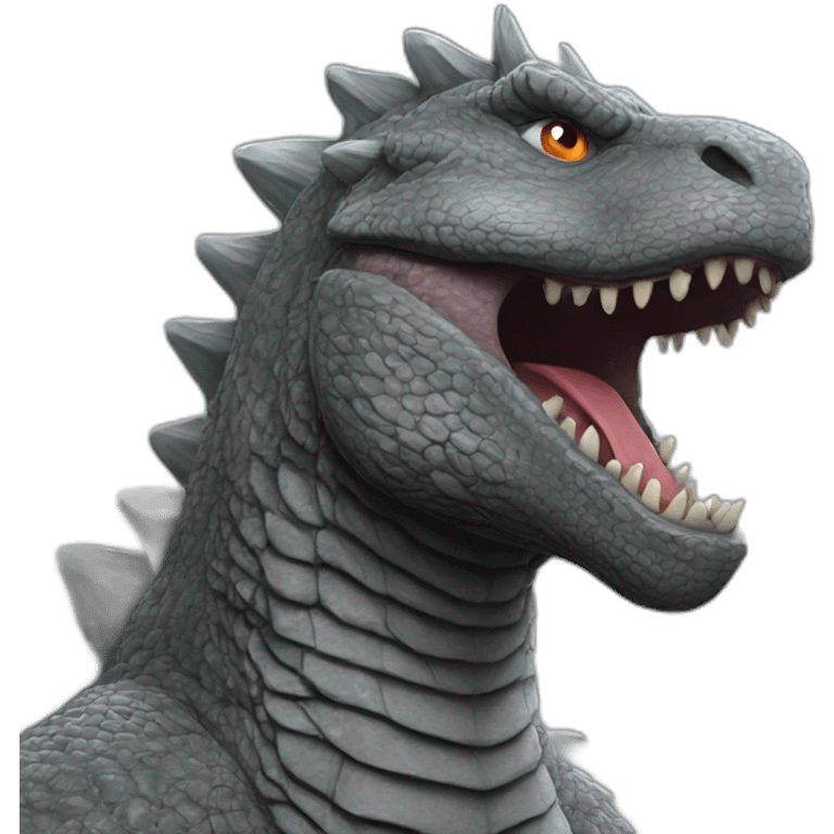 grey godzilla emoji