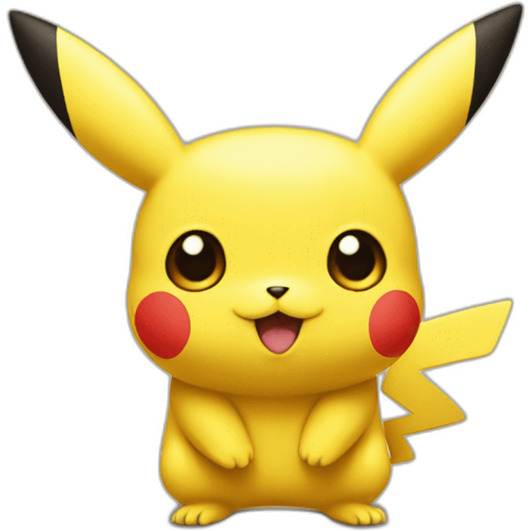 Pikachu jaune emoji