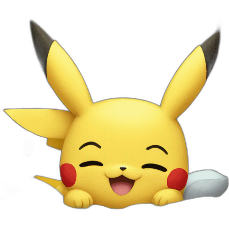 Pikachu saying goodnight emoji