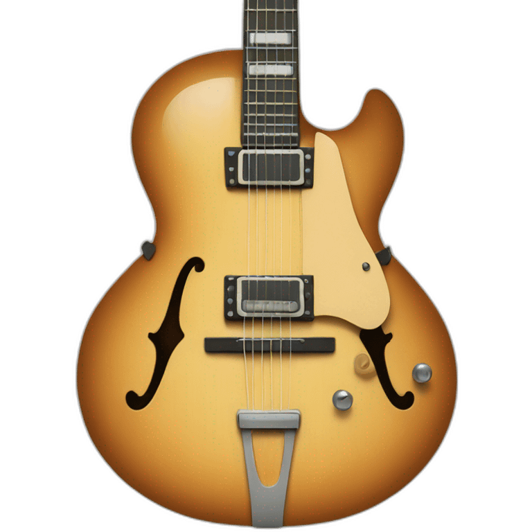 archtop guitar emoji