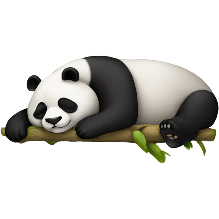 Panda sleeping emoji