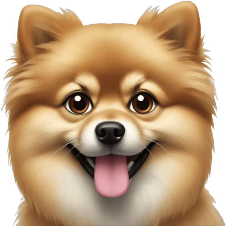 christmas pomeranian emoji