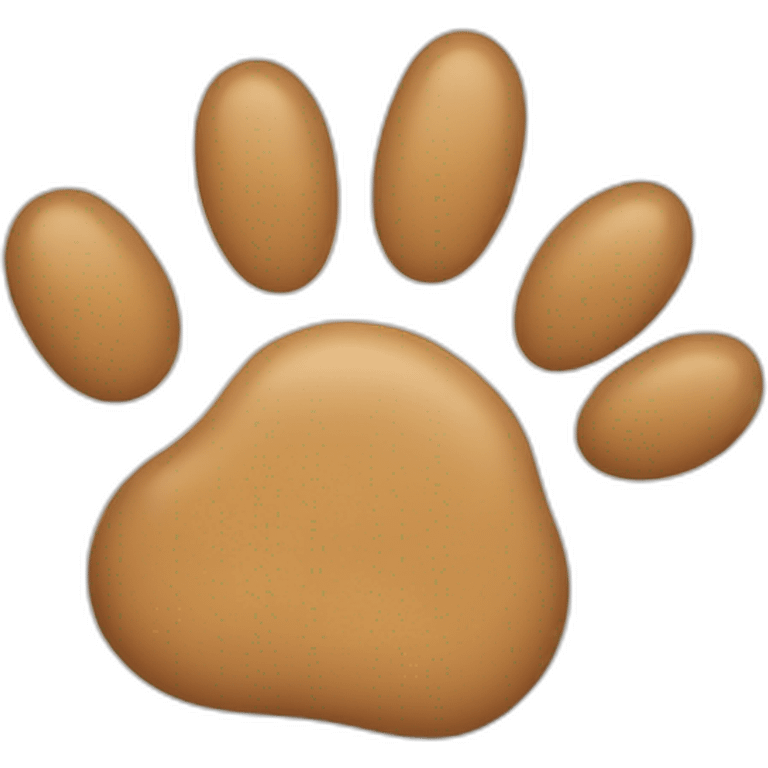 labrador paw emoji