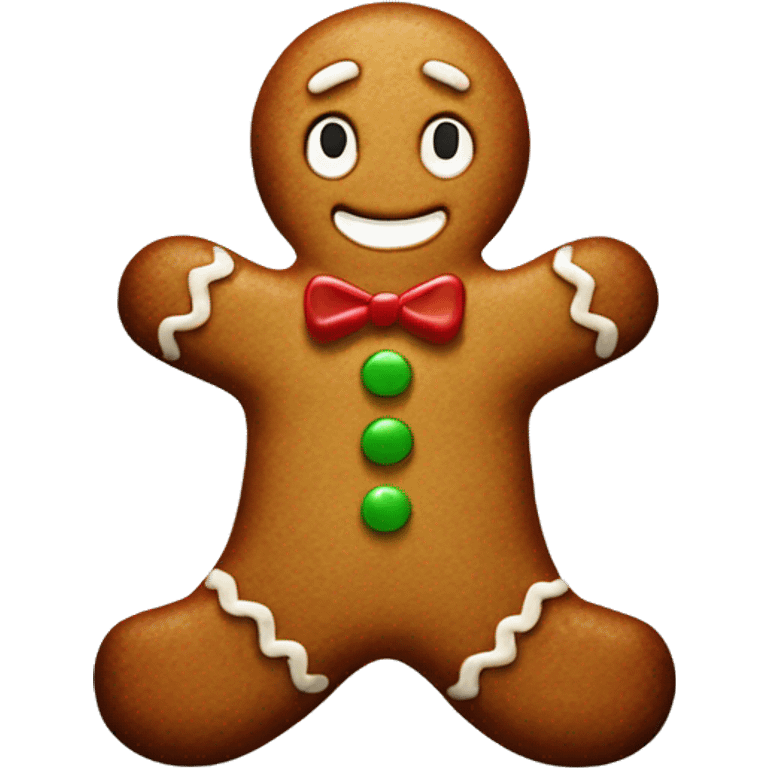 gingerbread man emoji