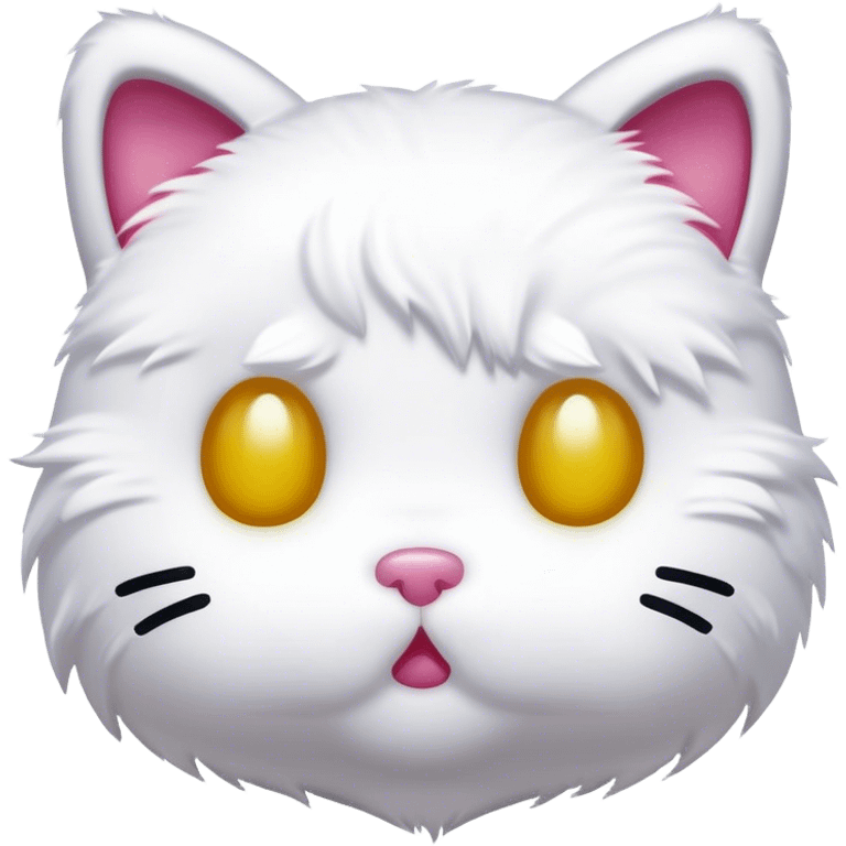 Sad hello kitty emoji