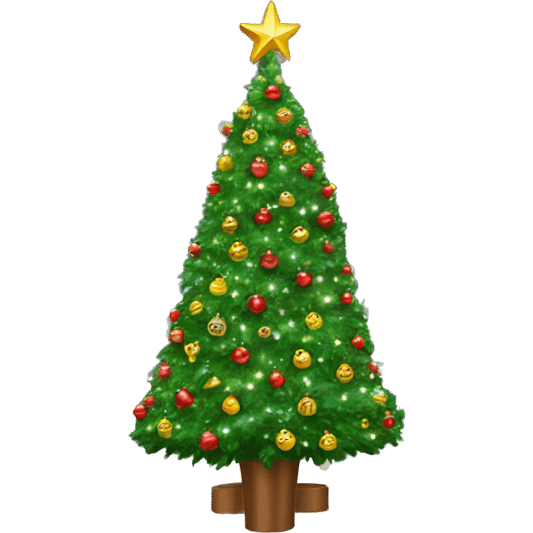 New York Christmas tree from Rockefeller Center emoji