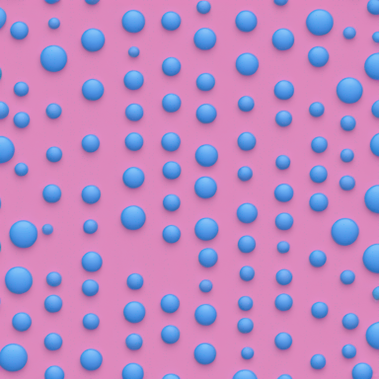 pink and blue dot emoji