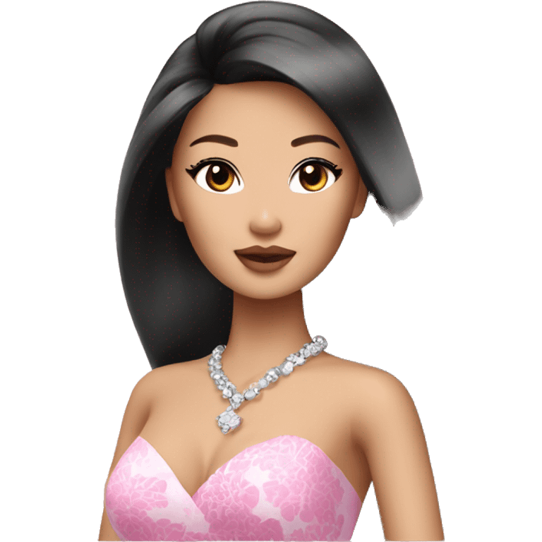 glamorous asian barbie  emoji