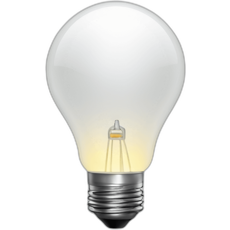 futuristic light bulb smart home network emoji