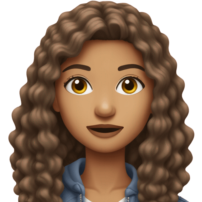 Realistic zendaya emoji