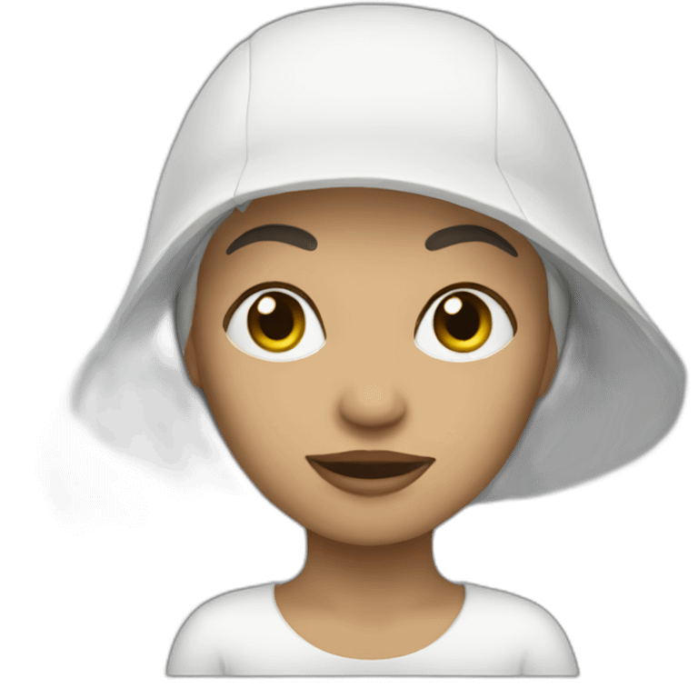 white fishwoman emoji