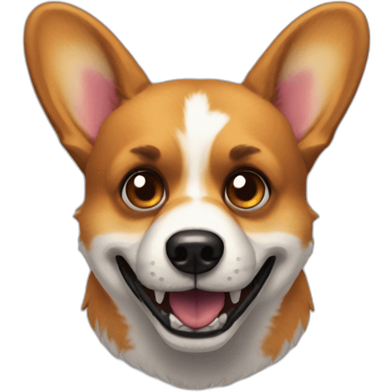 Corgi zombie emoji