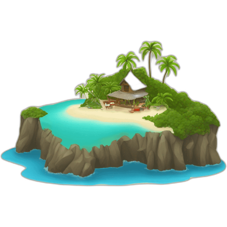 Martinique island emoji