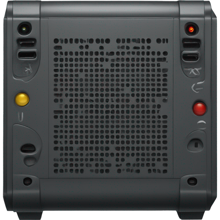 Black modular computer power supply emoji