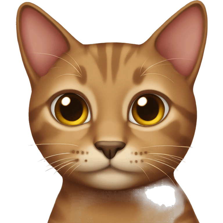 Brown cat emoji