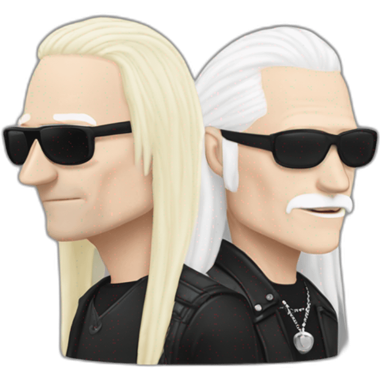 johnny and edgar winter emoji