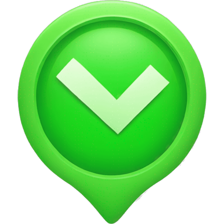 green checkmark emoji