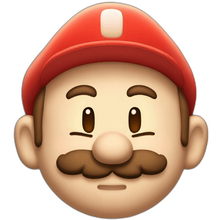 Sleeping mario emoji