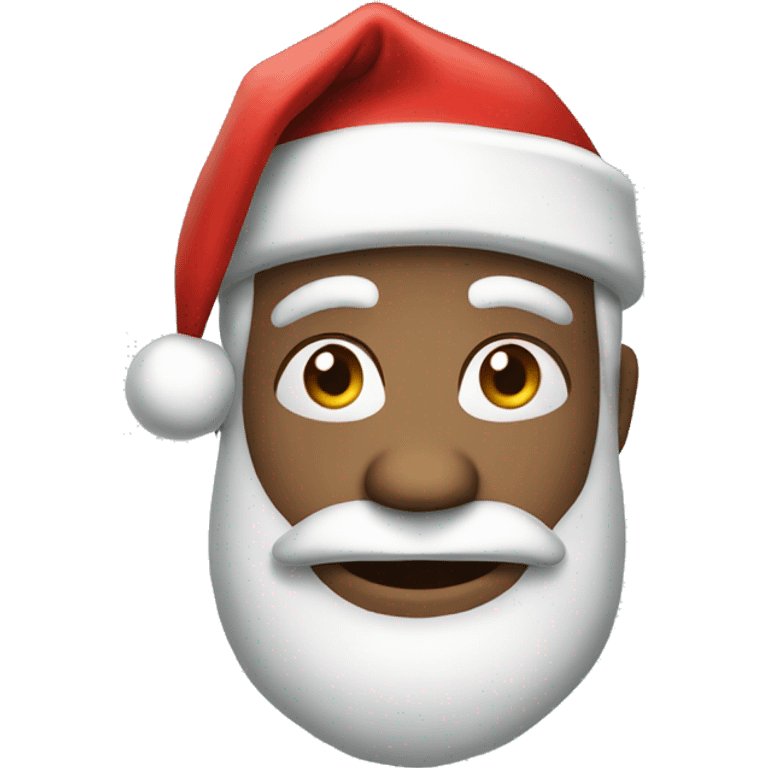 Santa 2d cartoon style emoji