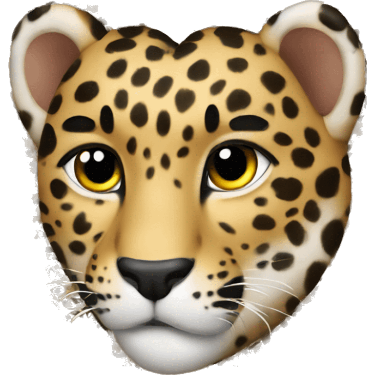 leopard heart emoji