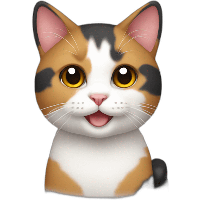 tricolor cat emoji