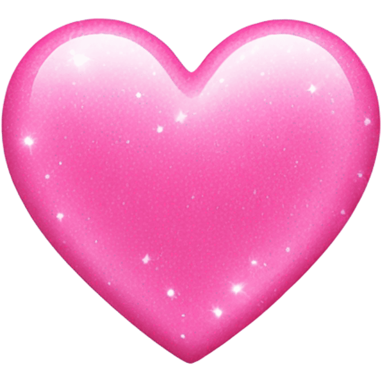 Pink heart with white sparkles  emoji