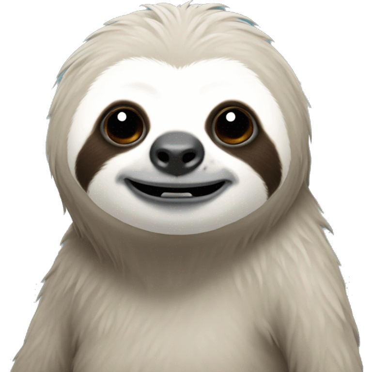 White sloth emoji