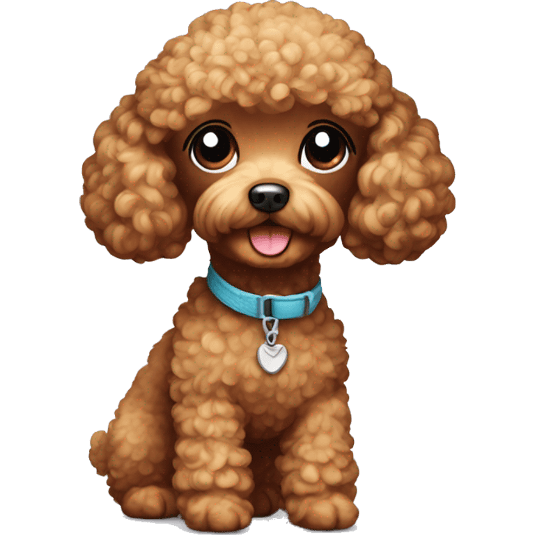 Toy poodle emoji