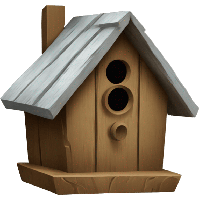 rustic birdhouse emoji