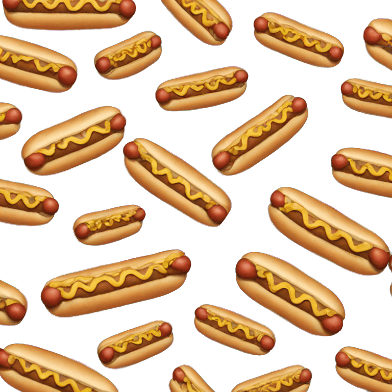 Hot dog emoji