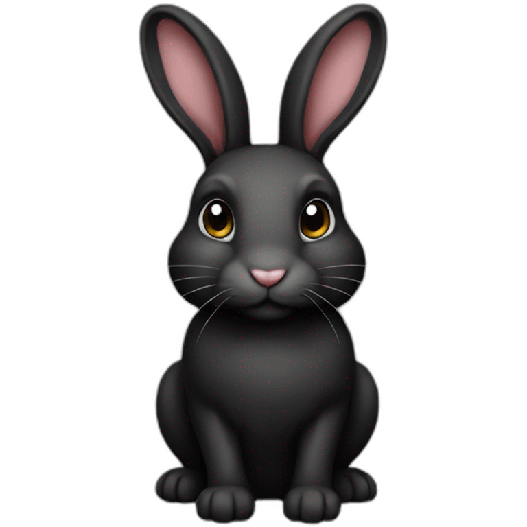 bunny black  emoji