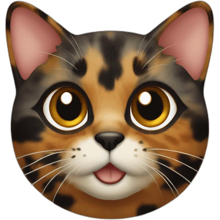 tortoiseshell cat emoji