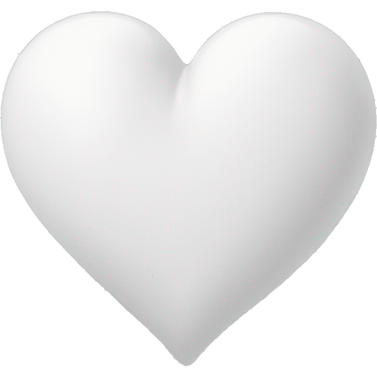 Heart white aesthetic  emoji