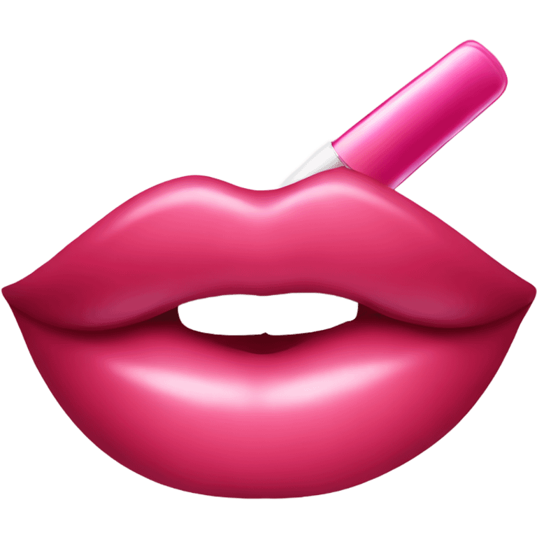 Lip gloss emoji