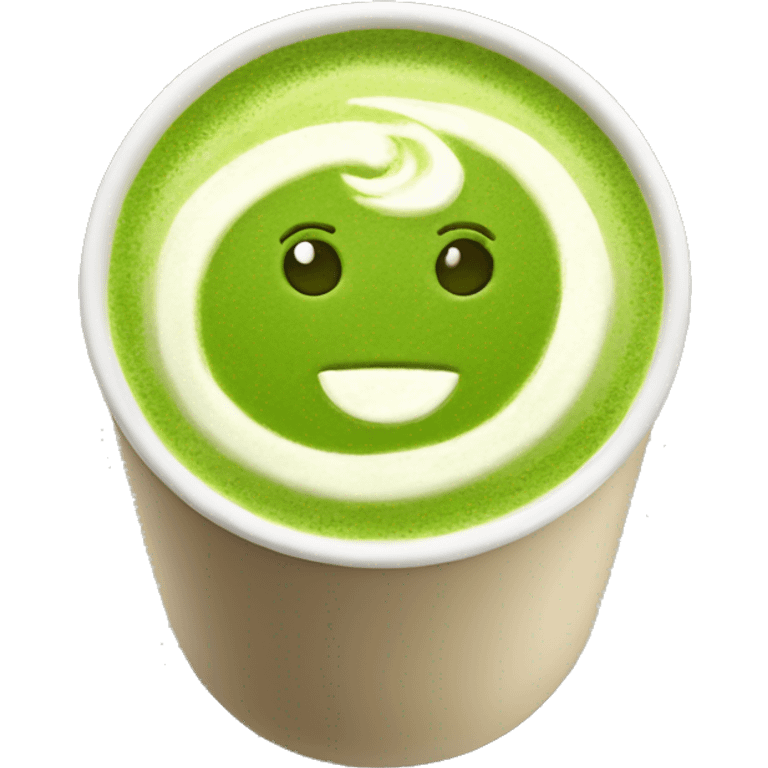 Matcha latte emoji