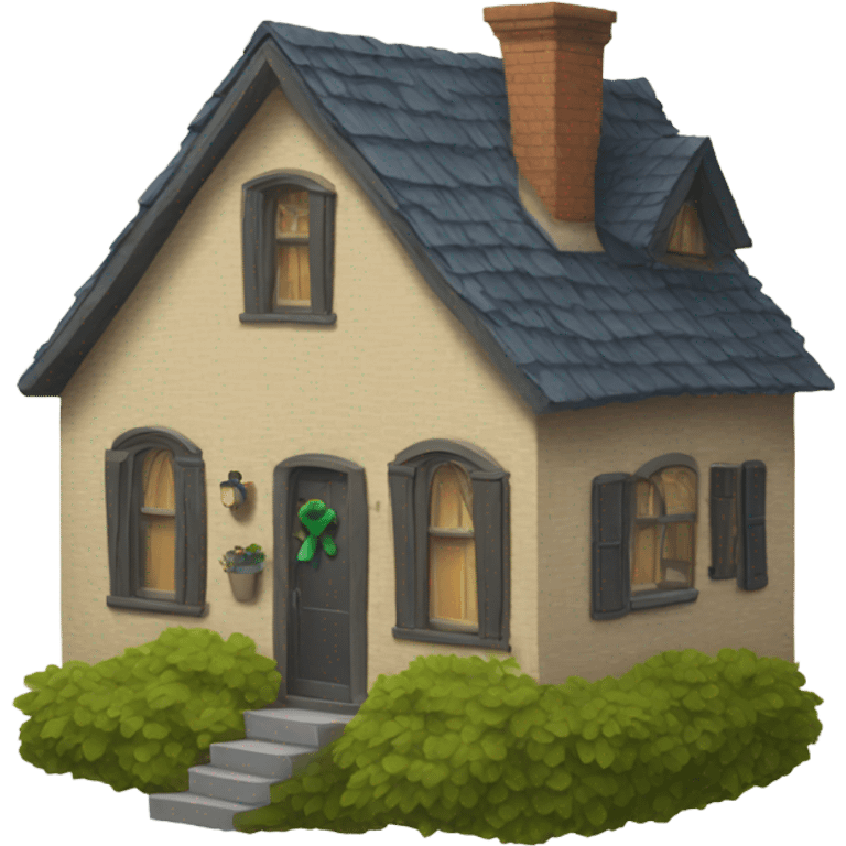 House with a bow on it emoji