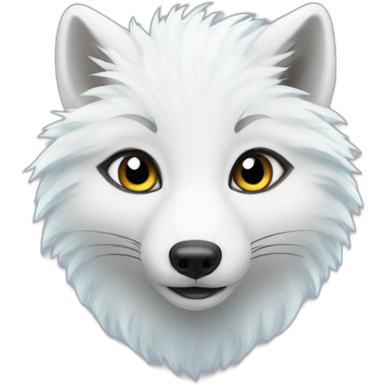 Arctic fox emoji