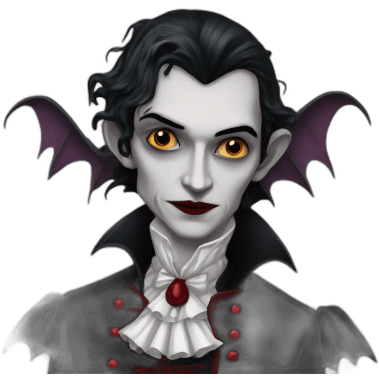 Goth vampire 17ème siecle emoji