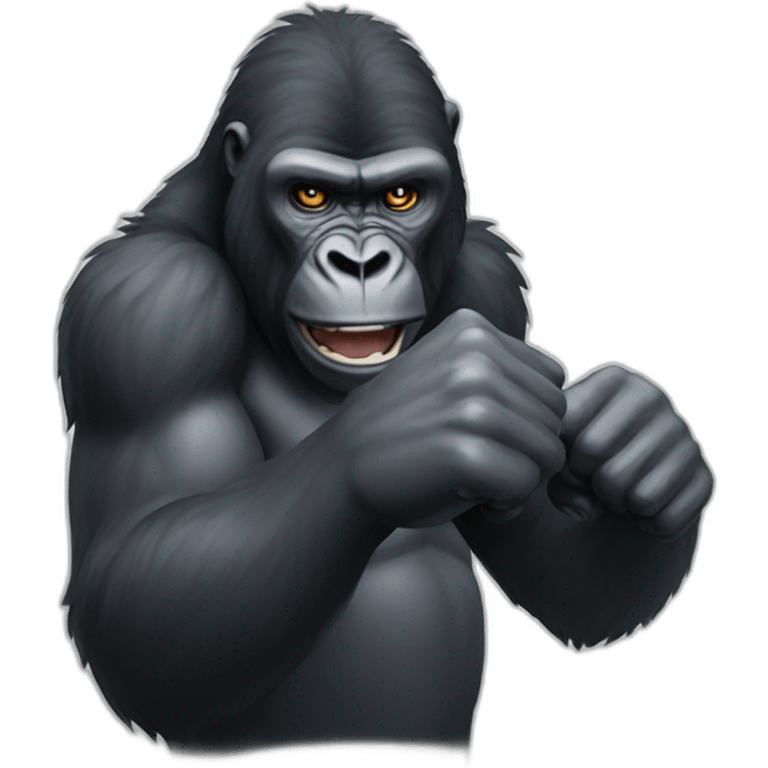 fist gorilla emoji