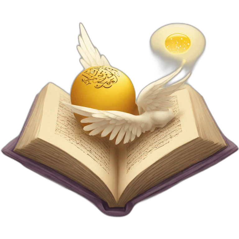 quran with angel emoji