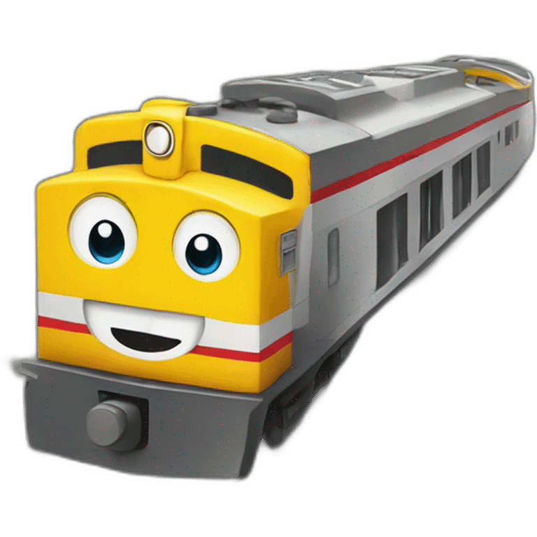 train on a broken railroad emoji