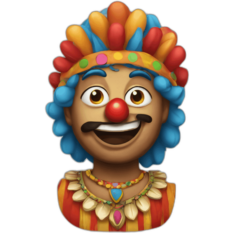 indian clown emoji