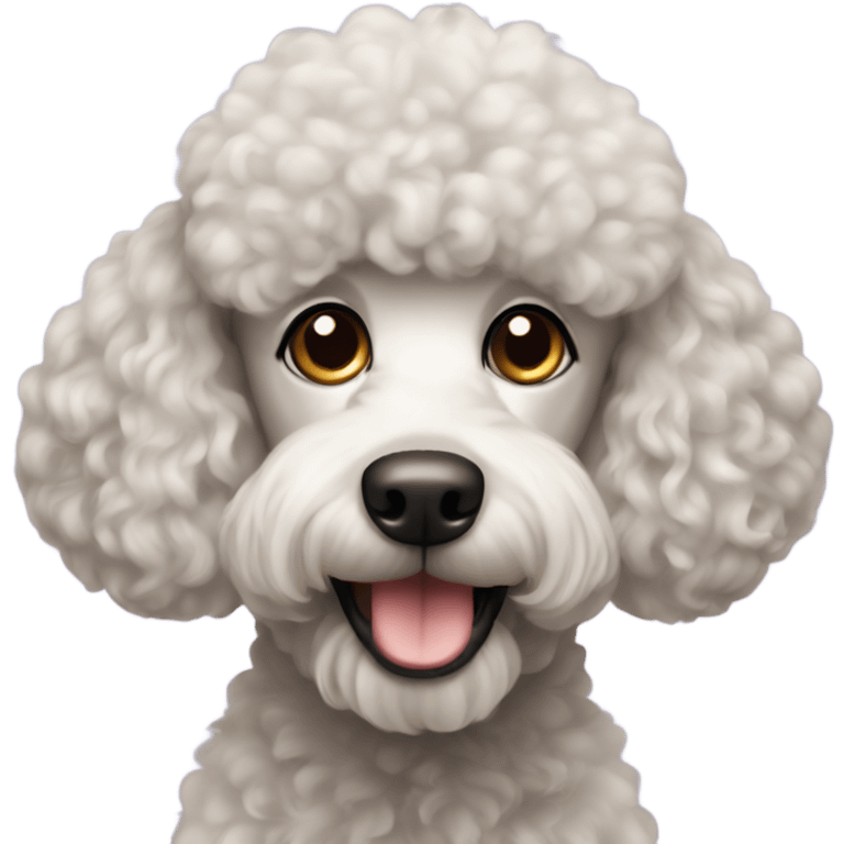 Poodle dog emoji