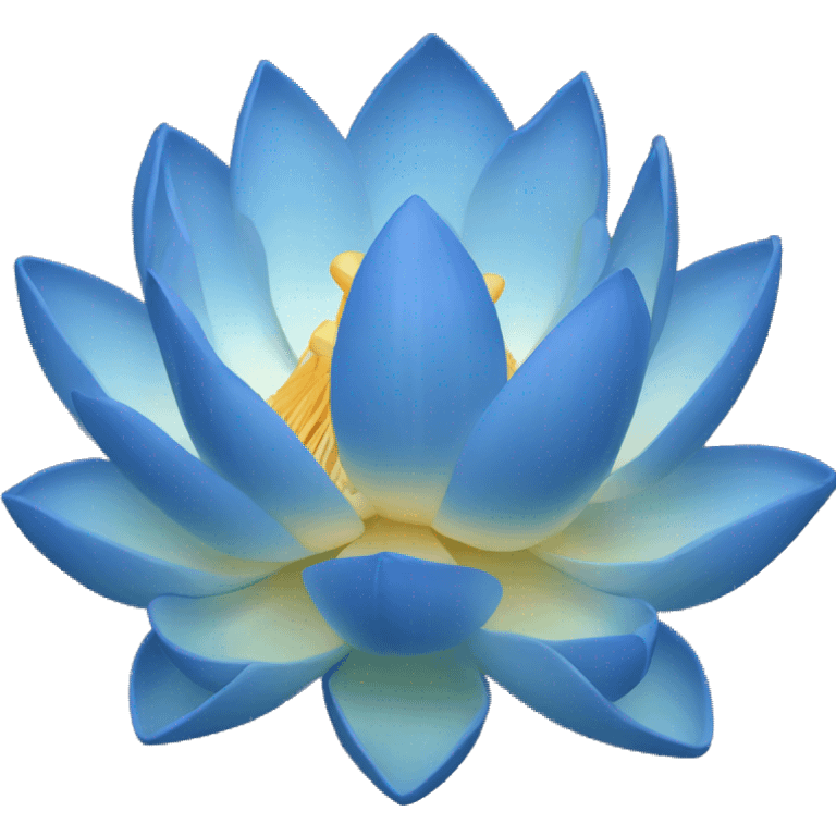 Blue lotus  emoji