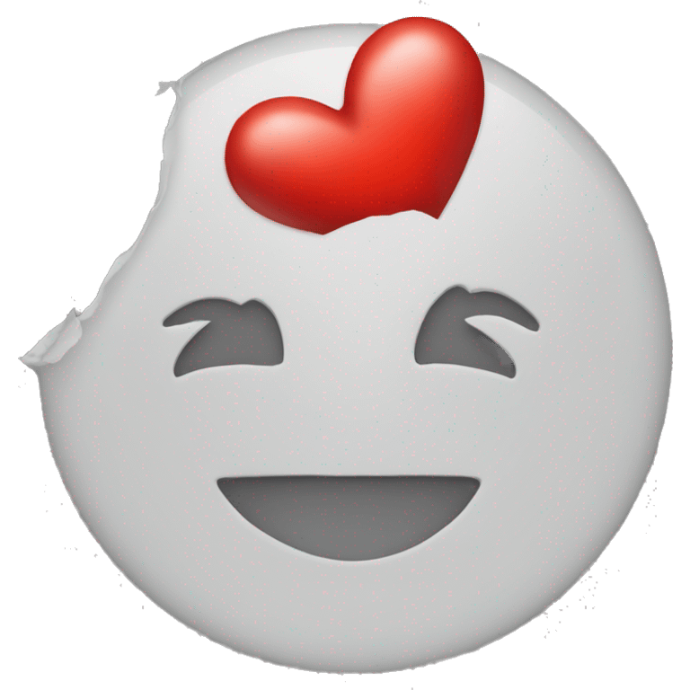 create a red heart like iPhone's emoji emoji