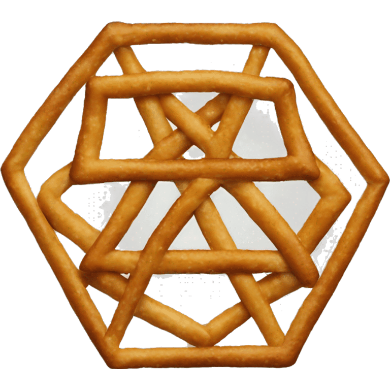 pentagon with pretzel emoji