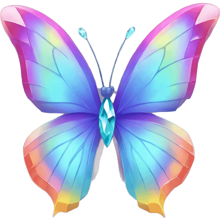 Rainbow-Diamond-Gem-Butterfly-Fakémon emoji