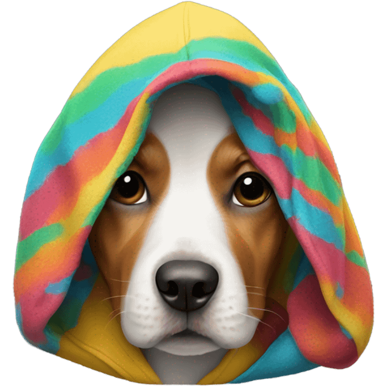 dog with a hoodie emoji